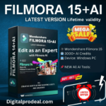*Filmora 15+ AI – Lifetime Plan